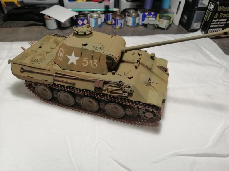 * 1/35 Panther Sd.Kfz.171 Ausf.A   8éme corps blindé de la Garde ..    Tamiya - Page 4 7712