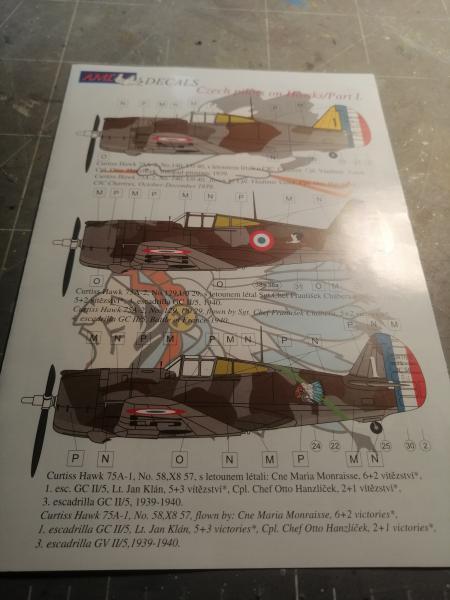 Curtiss Hawk 75 A N° 140 du capitaine Josef Duda Hobby craft 1/48 919