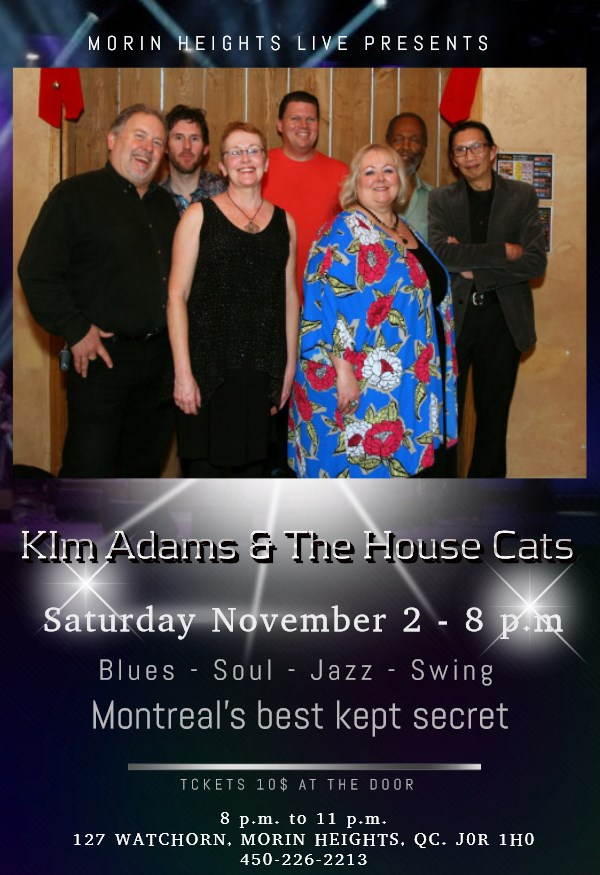 Kim Adams & The House Cats November 2 2019 8PM 75252910