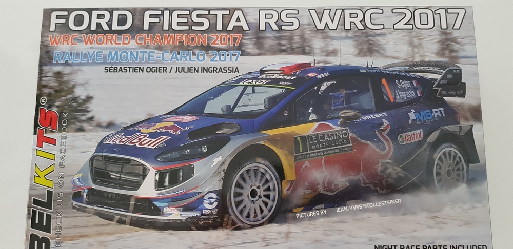 Ford Fiesta RS WRC 2017 Ogier/Ingrassia - BELKITS - 1/24 20190433