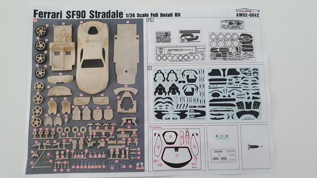 Ferrari SF90 Stradale - Alpha Model- 1/24 20231238