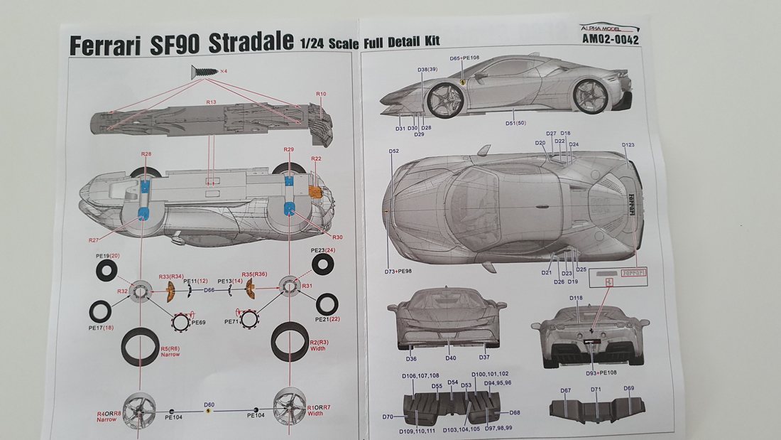 Ferrari SF90 Stradale - Alpha Model- 1/24 20231240