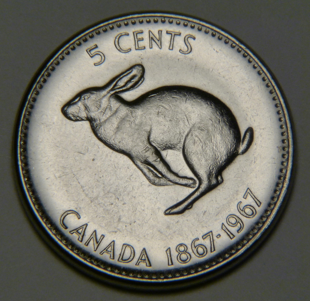 1967 - Coin Détérioré Légende Avers #2 (Die Deterioration) P1290133