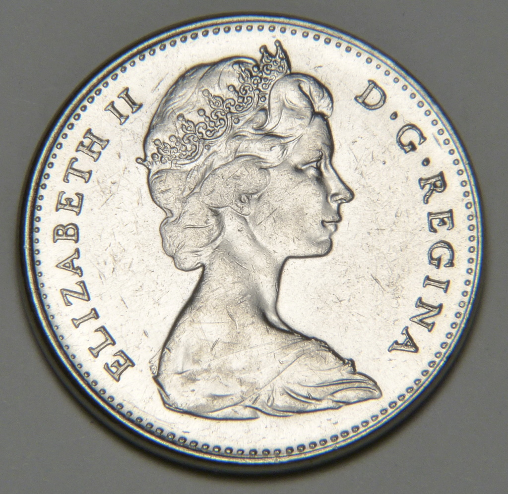 1967 - Coin Détérioré Légende Avers #2 (Die Deterioration) P1290134