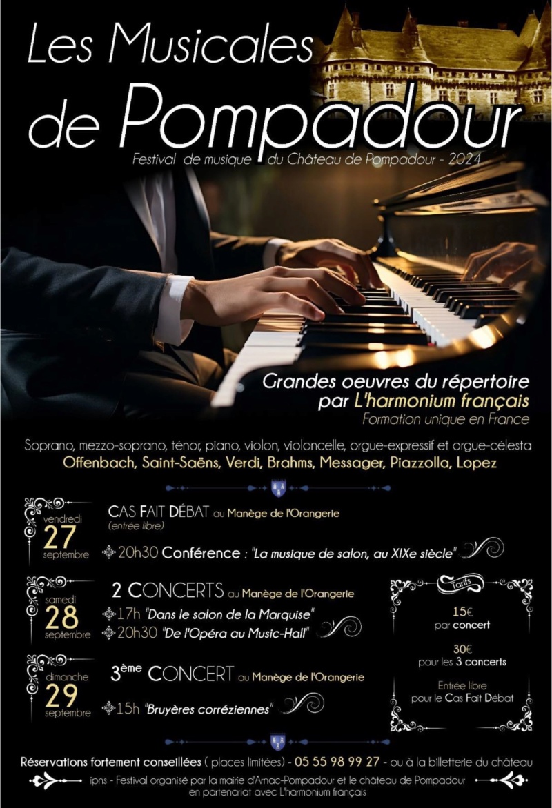 Festival au château de Pompadour, 27-29 septembre 2024 Pompad13