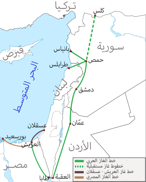 العراق يسعى لتوريد الغاز المصري انطلاقا من سوريا Arab_g10