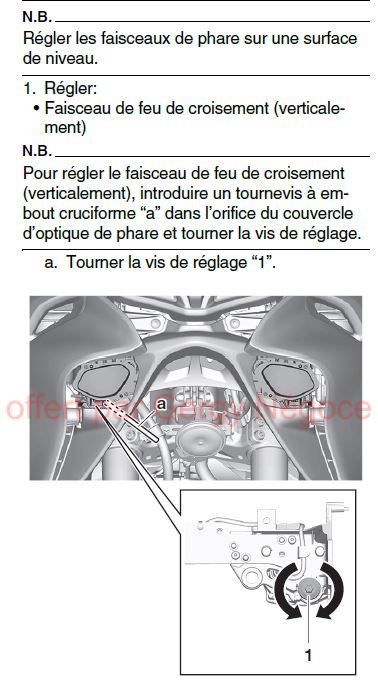 réglage - Réglage feux avant Rzogla17