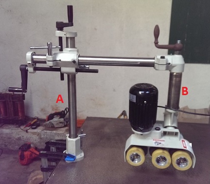 Modification Entraîneur Lurem AF32 – pivot 360 ° de l’ensemble moteur/roues 2_rota10