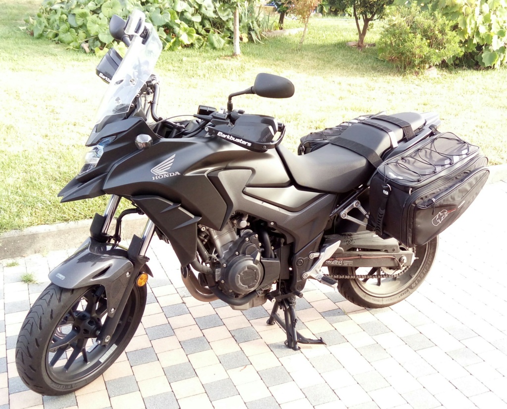 Fijaciones, baúles, maletas y alforjas CB500X 20180811