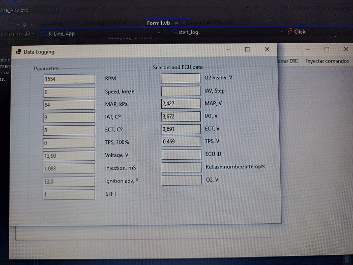 Programa acceso ECU por K-Line/OBD, datos tiempo real, reprogramación FLASH, EEPROM, DTC Data_l10