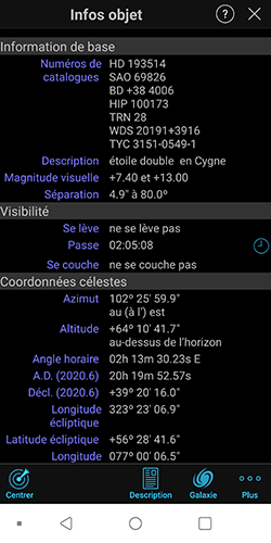 Région SAO 069826 Sadr gamma Cygne Screen11