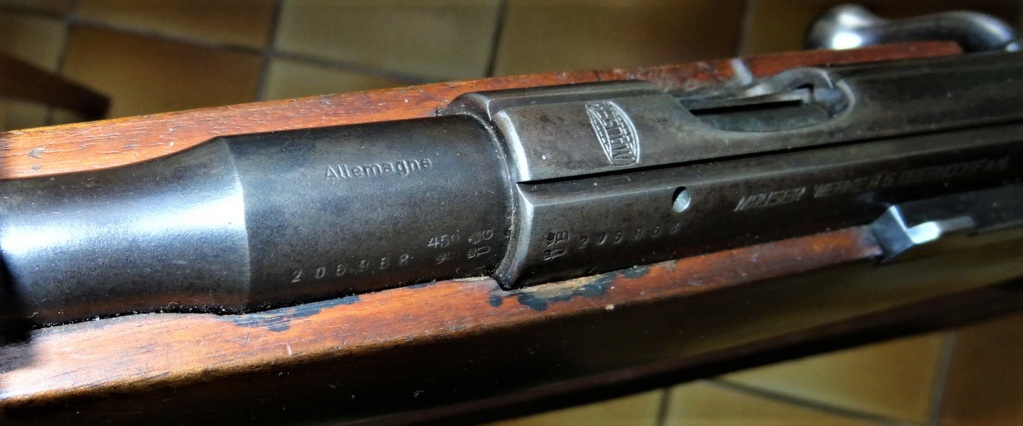 Marquage sur canon carabine 22LR Mauser M410 Dsc06410