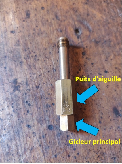 Piston percé sur Gilardoni 110