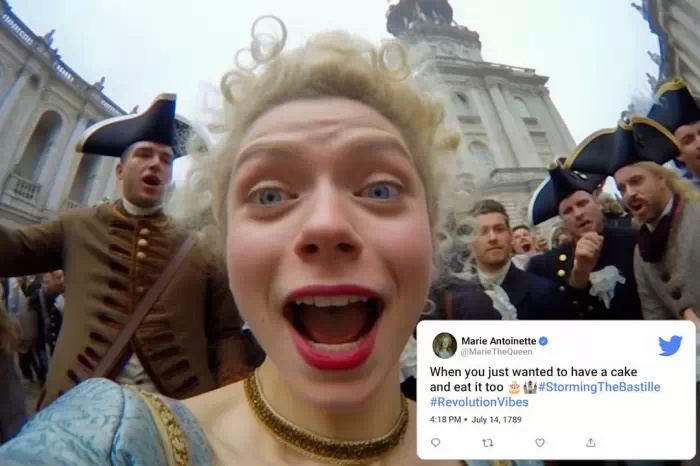 Selfie de Marie-Antoinette Virals10