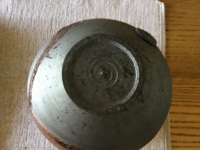 Raku bowl with seal M - Mansour Eskandary  1c308210