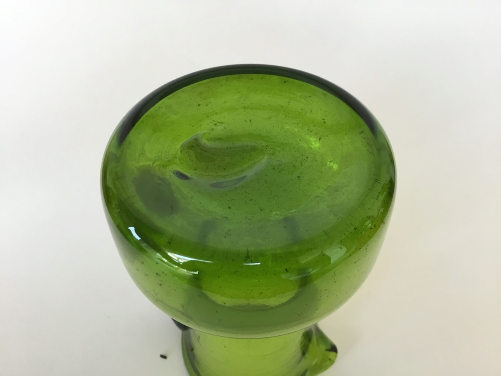 Olive green small jug. Whitefriars? Scandi?  78b2cb10