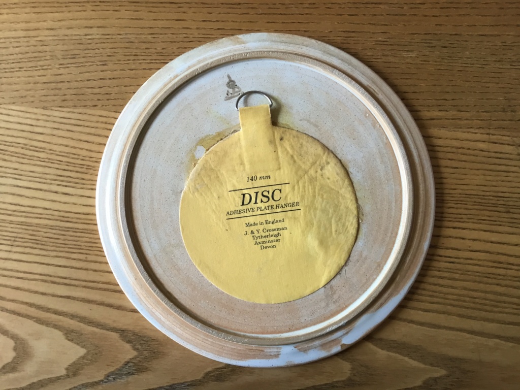 Stoneware plate, 1970s cockerel, LS SL mark - Sally Lewis  7f29f310