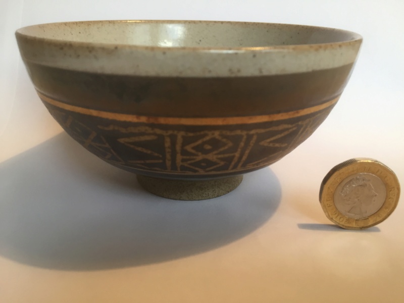 Studio bowl geometric pattern like Mary Rich - possibly Japanese or Mexico  8d422e10
