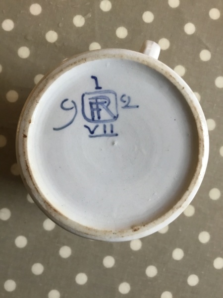 FR marked mug with poem - Frances Richards  9141f310