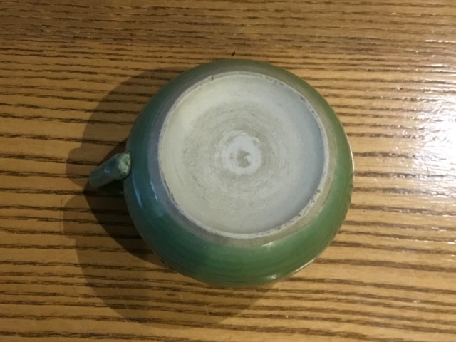 Green decorated studio jug, stoneware A7e4f210