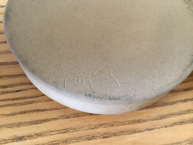Studio stoneware butterfly lidded box, signed - Cilladon Pottery A981f410
