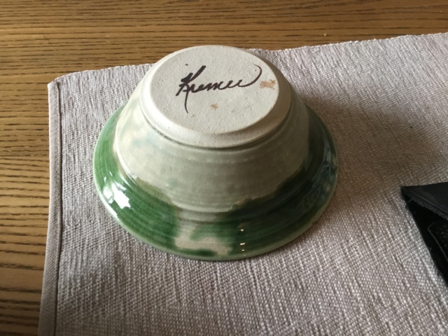 Signed Kumu ? Studio bowl Ae0d0210
