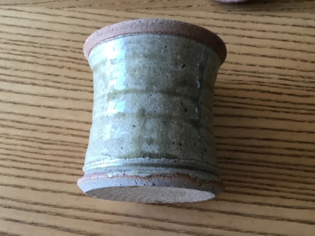 Small ash glaze jar, not Batterham?  Dab9b610