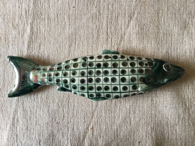 Spotted fish wall plaque F4b2ef10