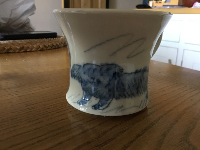 JM studio pottery dogs mug cup - Jane Maddison  Img_4620