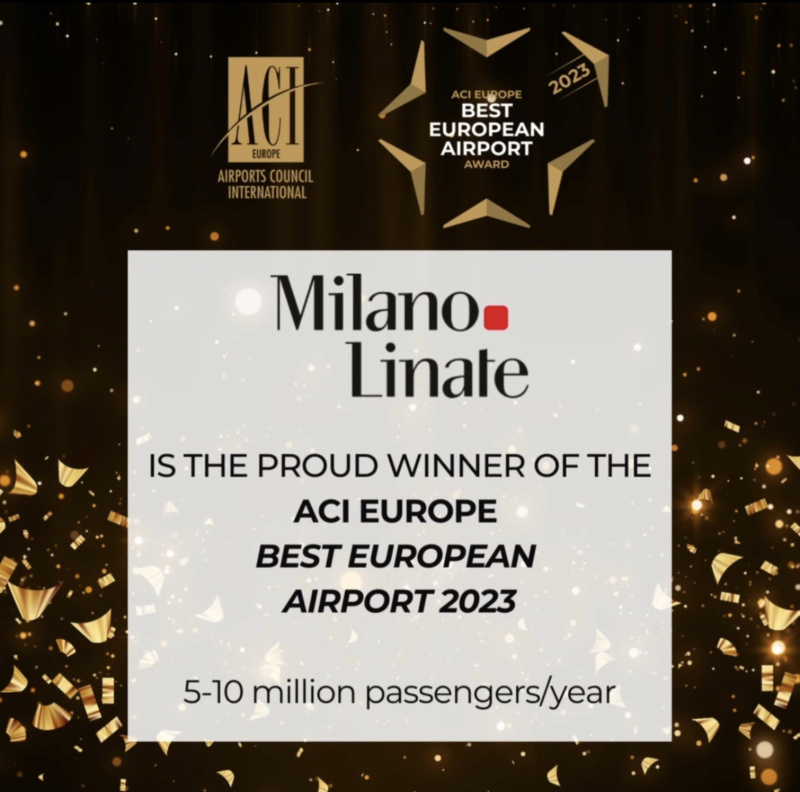 Linate miglior aeroporto d’Europa 2023 Img_5610