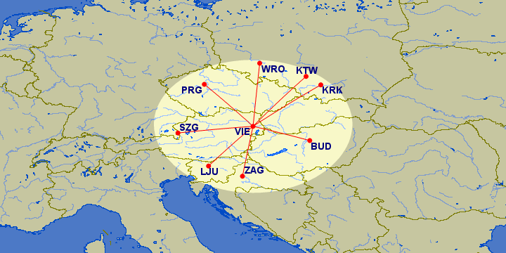 Mossa anti low cost dell'Austria Map10