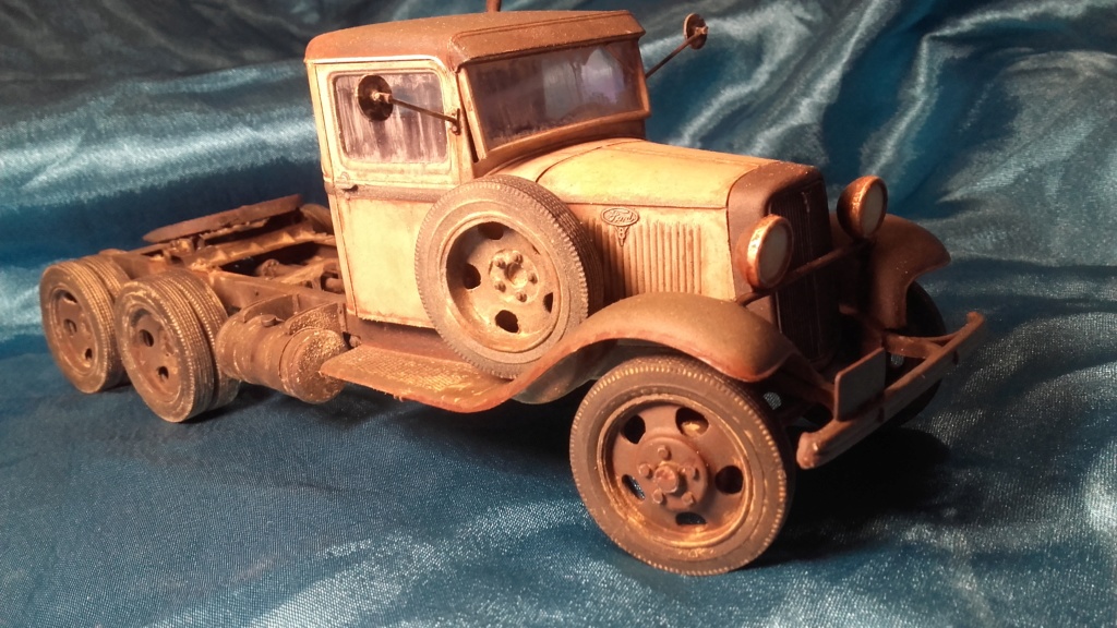 1/25 Ford B truck 1934 scratch + pieces AMT 20200100