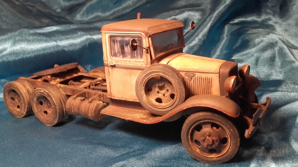 1/25 Ford B truck 1934 scratch + pieces AMT 20200697
