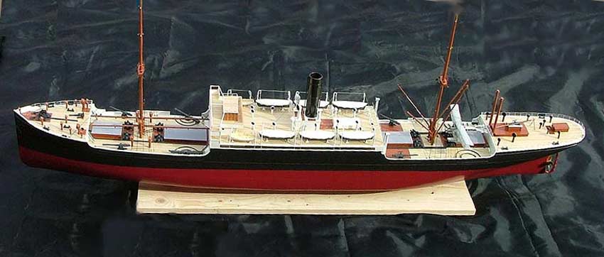 SMS Wolf corsaire allemand WW1 1/350 scratch Zin1g10