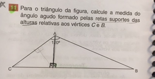 Teorema - retas suportes das alturas