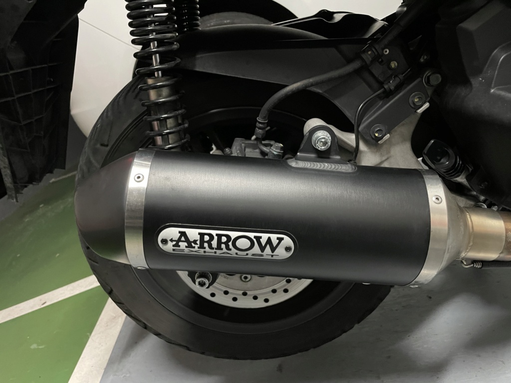 Escape Arrow Aluminio Dark + colector catalizador homologado Img_0110