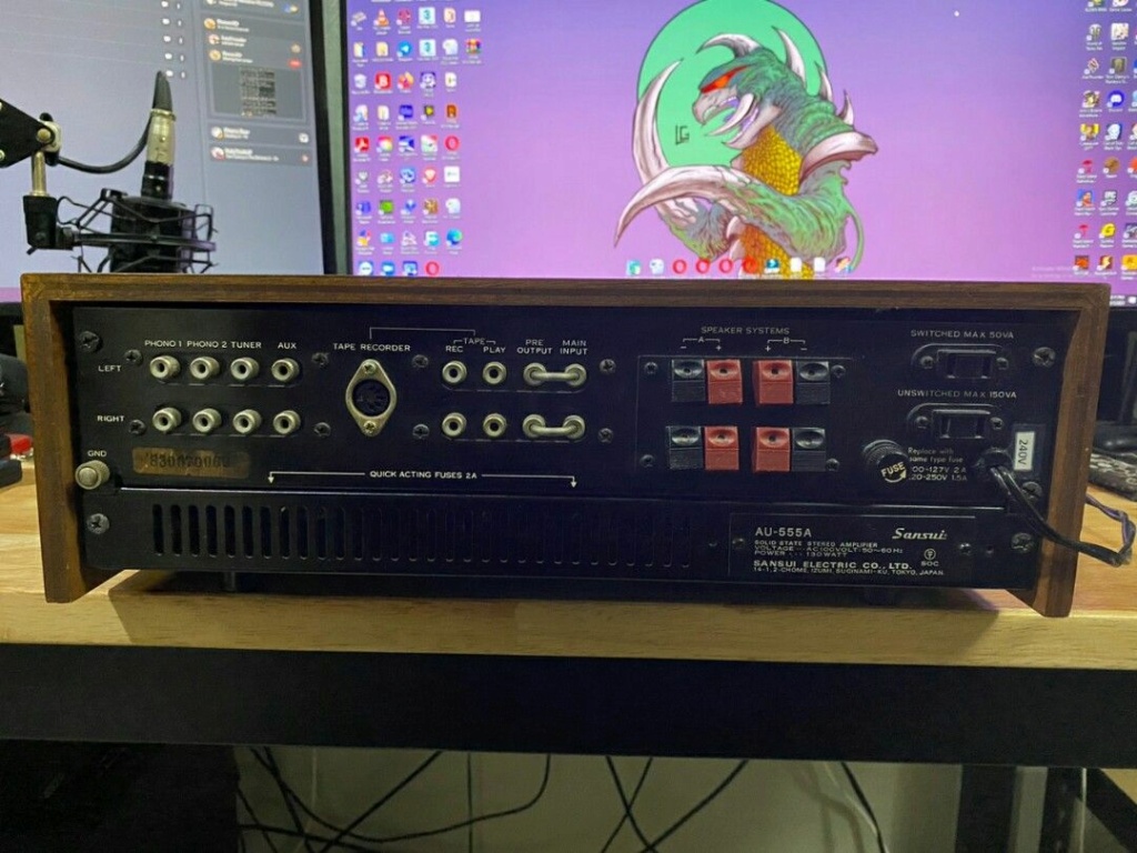 Sansui AU-555A pre/main integrated amplifier (used) Sansui10