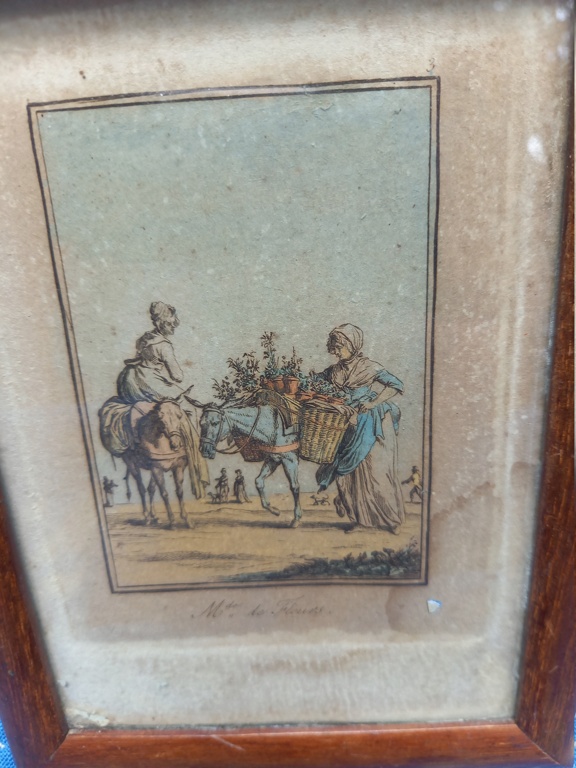 Gravure miniature ancienne de Jean Duplessis-Bertaux 20240727