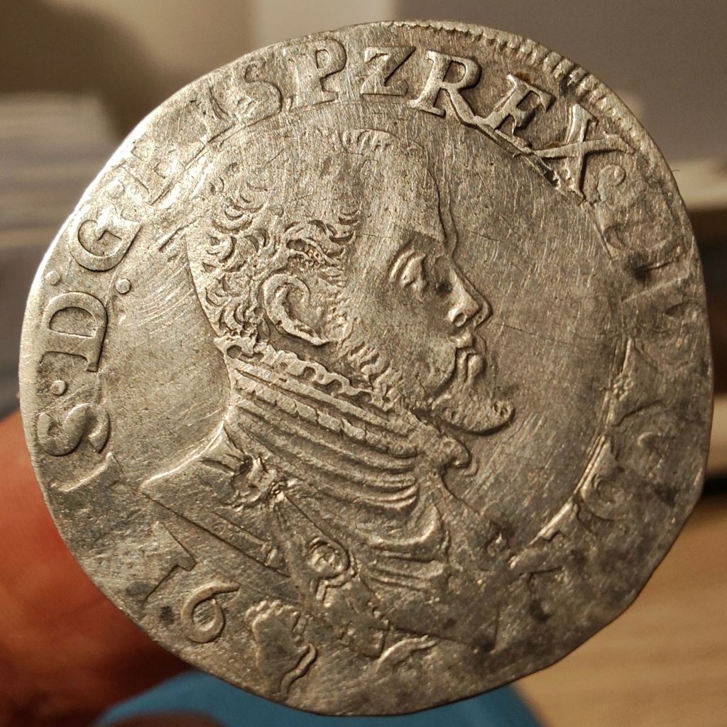 Paises Bajos – Felipe II. 1/5 de Escudo. (6,83 g.). Img_2020
