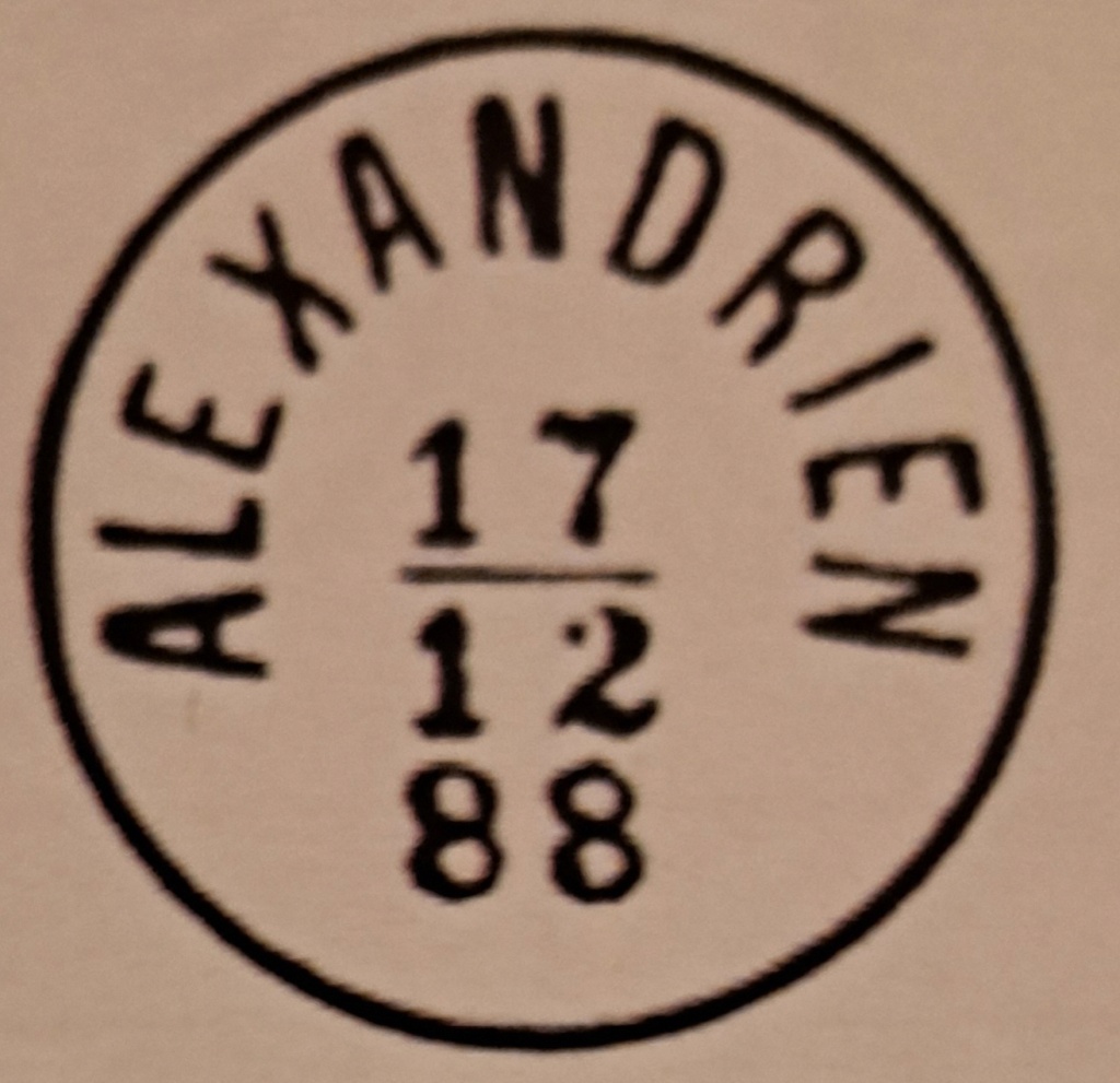 Stempel Alexandrien echt? 20231010