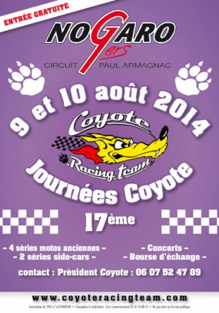 Journées Coyotes 9 et 10 aout 2014  Affich11