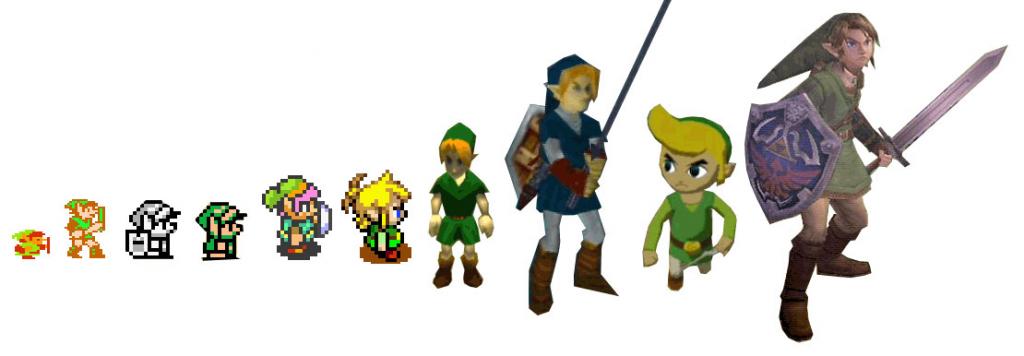 Evolution de Link dans les jeux vidéo Zelda 86ae9b10