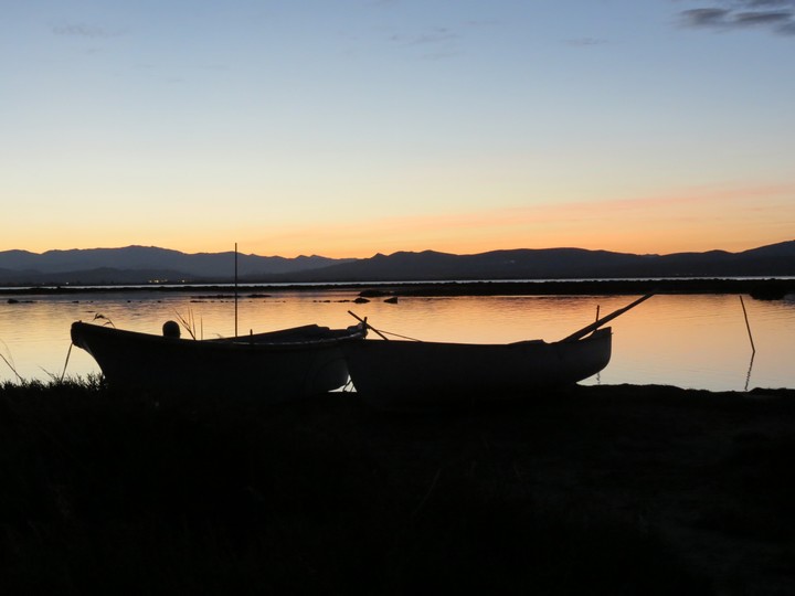 coucher de soleil sur le barcarés  Img_0614