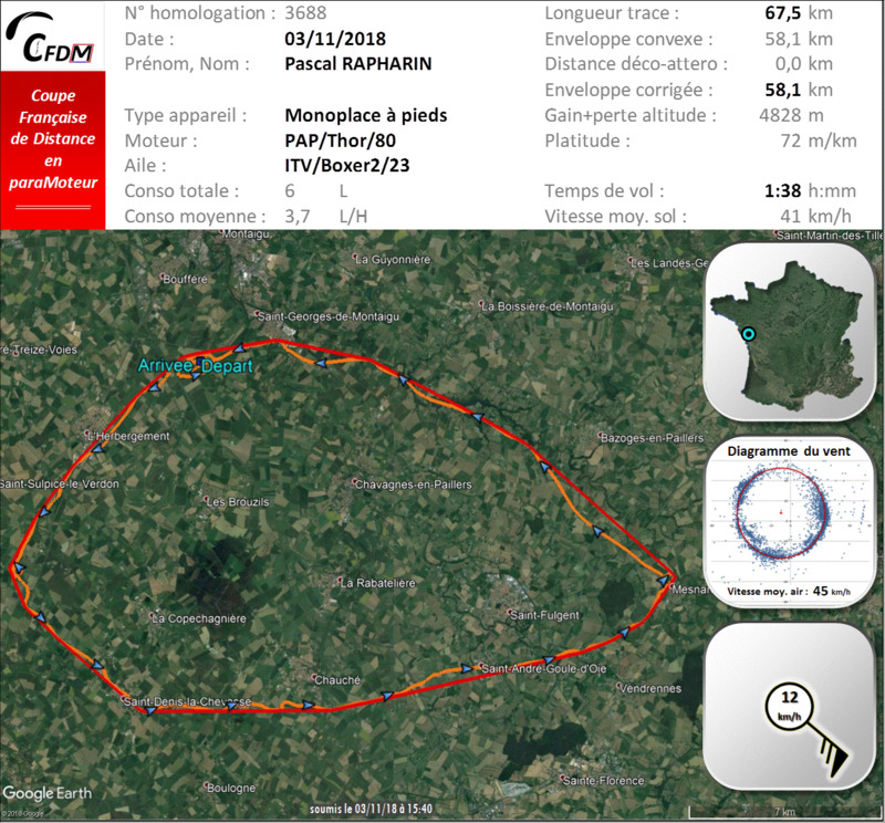 3688 - 03/11/18 - Pascal RAPHARIN - 58 km - homologué 22_f1139