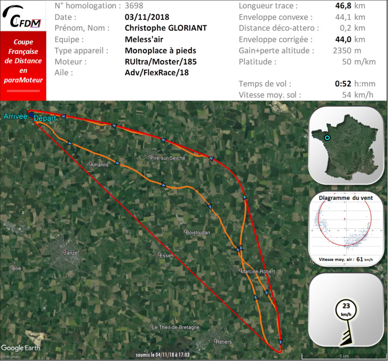 3698 - 03/11/18 - Christophe GLORIANT - 43 km - homologué 22_f1149