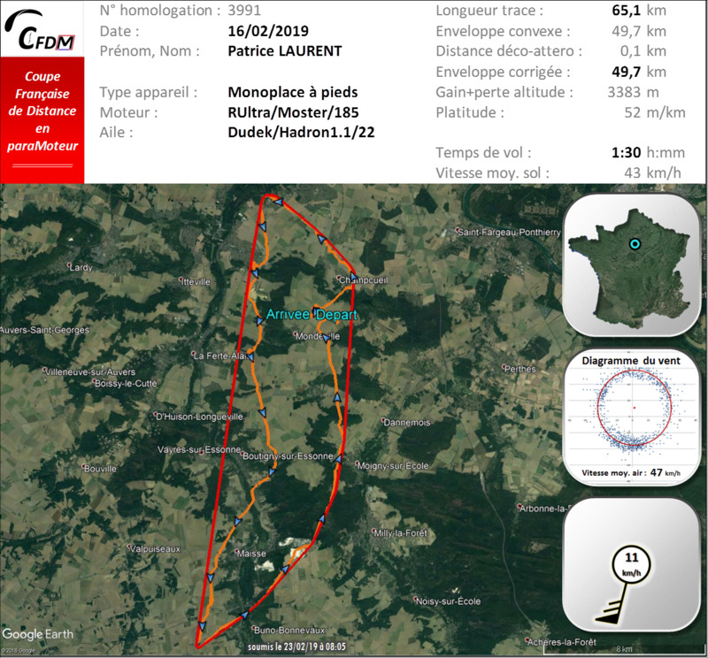 3991 - 16/02/19 - Patrice LAURENT - 49 km - homologué 22_f1442