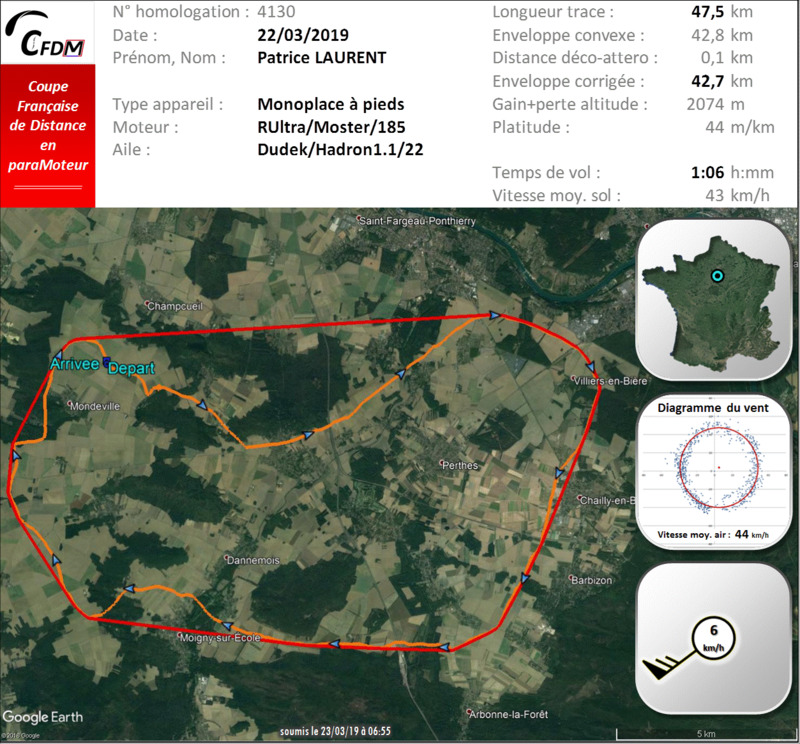 4130 - 22/03/19 - Patrice LAURENT - 42 km - homologué 22_f1595