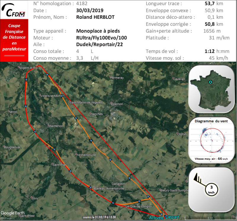 4182 - 30/03/19 - Roland HERBLOT - 50 km - homologué 22_f1651