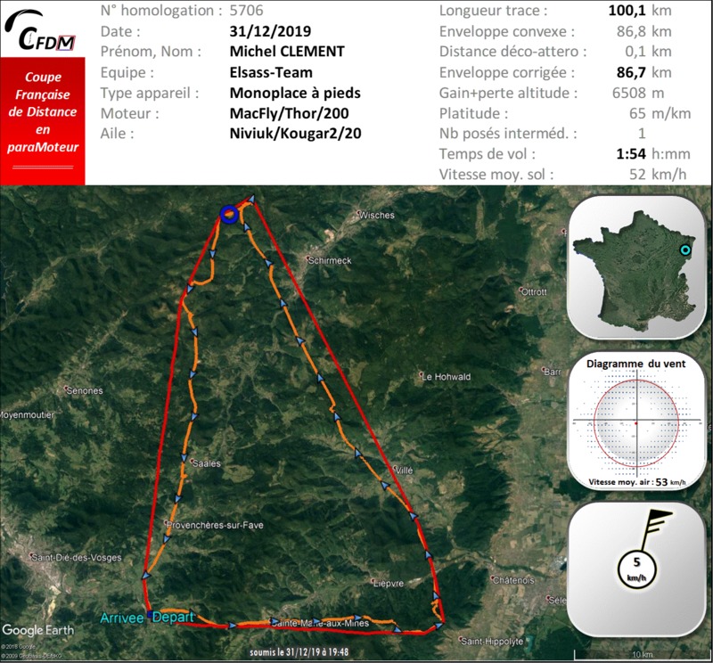 5706 - 31/12/19 - Michel CLEMENT - 86 km - homologué 22_f3342