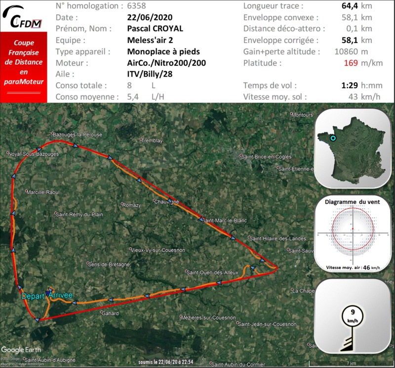 6358 - 22/06/20 - Pascal CROYAL - 58 km - homologué 22_f4041